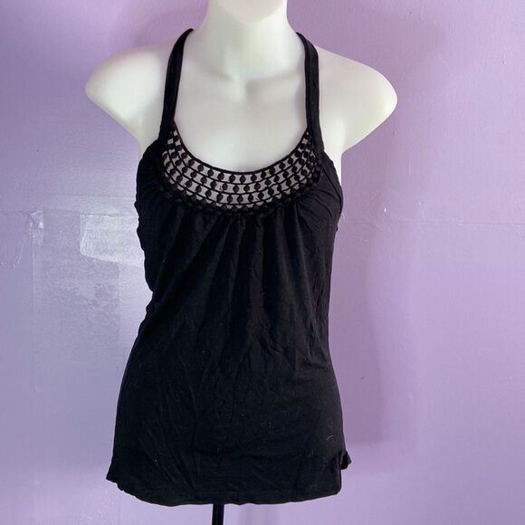 H&M Women’s Black Halter Top Size Small Sleeveless Casual Summer Shirt - Picture 1 of 4